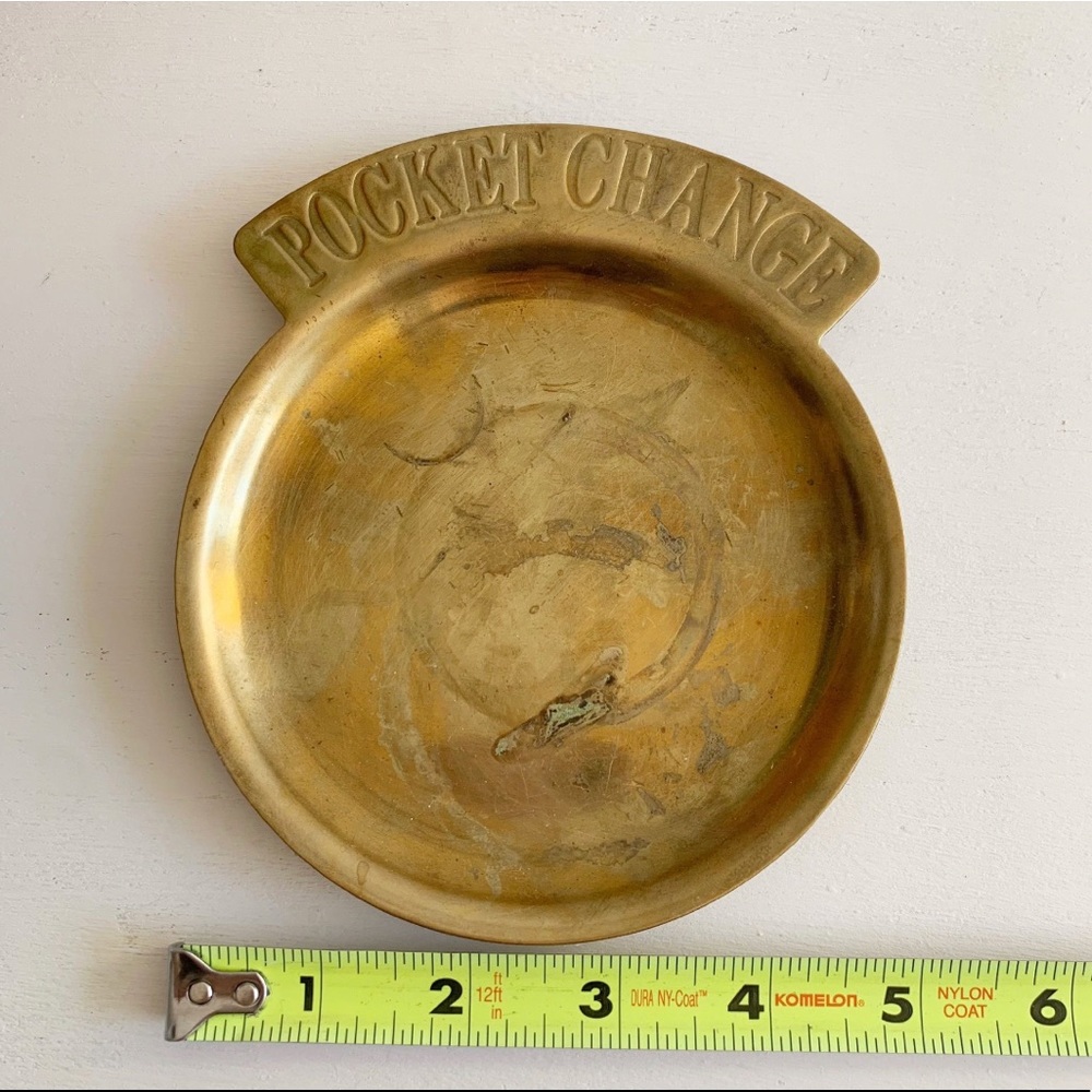 Vintage pocket change tray